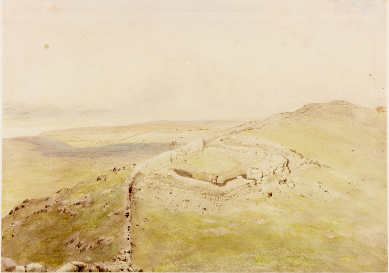 Cawfields Milecastle (kroppsfarge) av Henry Burdon Richardson