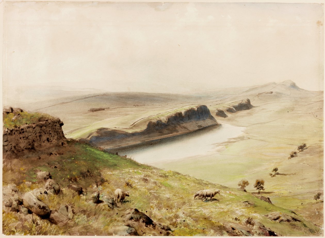 Crag Lough (kroppsfarge) av Henry Burdon Richardson