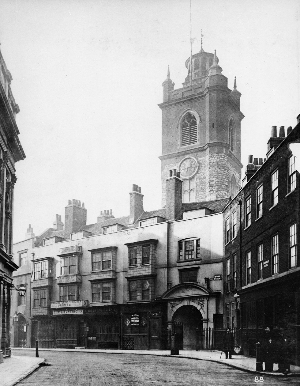 St. Giles, Cripplegate, ca. 1884 av Henry Dixon