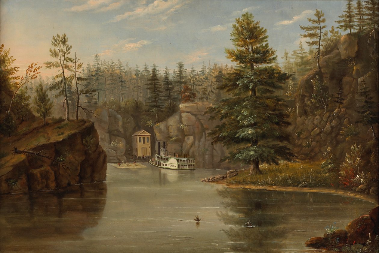St. Croix-juvet, 1847 av Henry Lewis