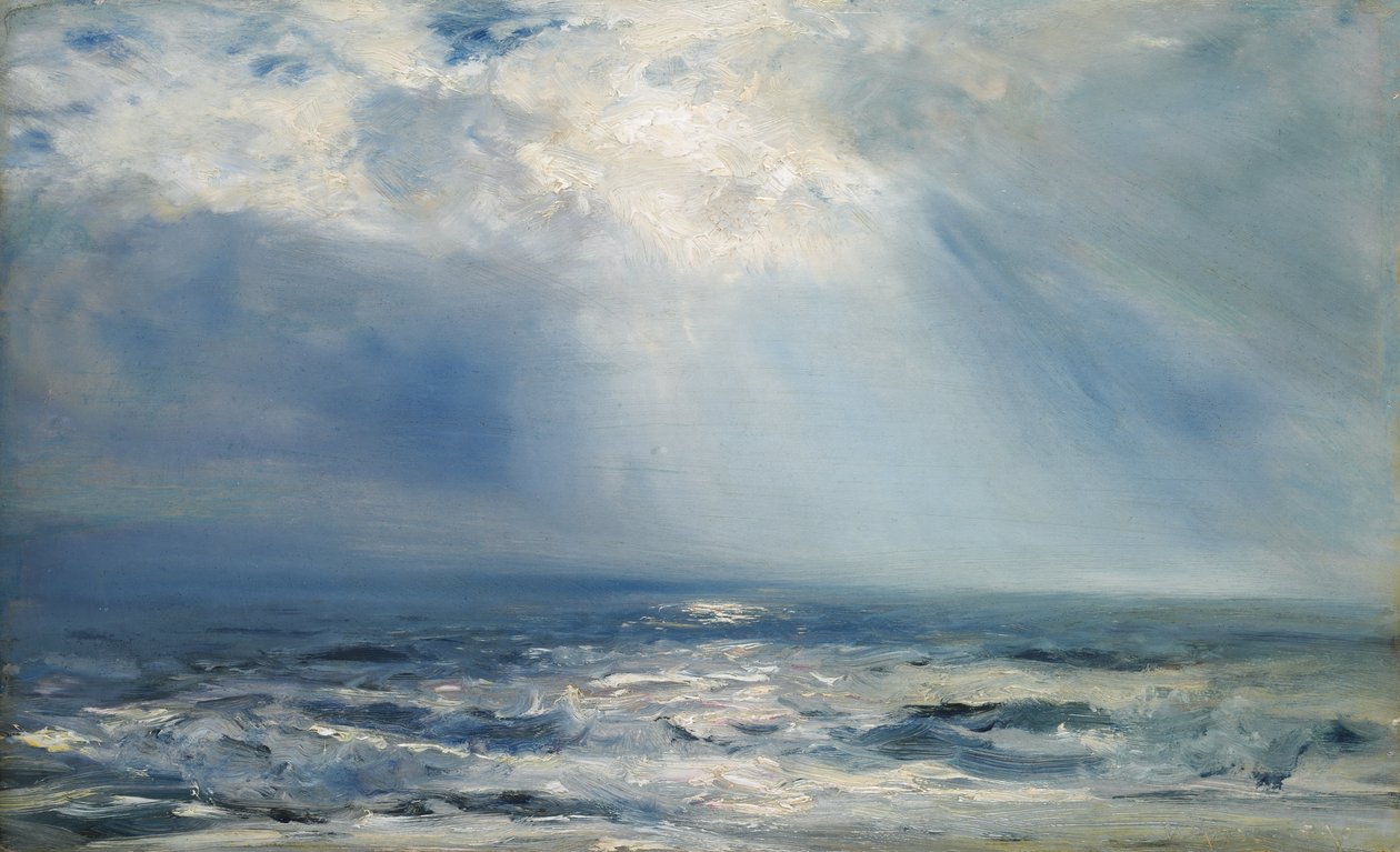 En solstråle over havet, 1890 av Henry Moore