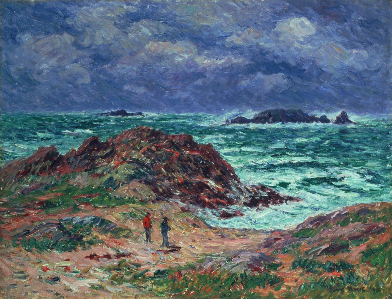 A Squall, Finistere, 1911 av Henry Moret