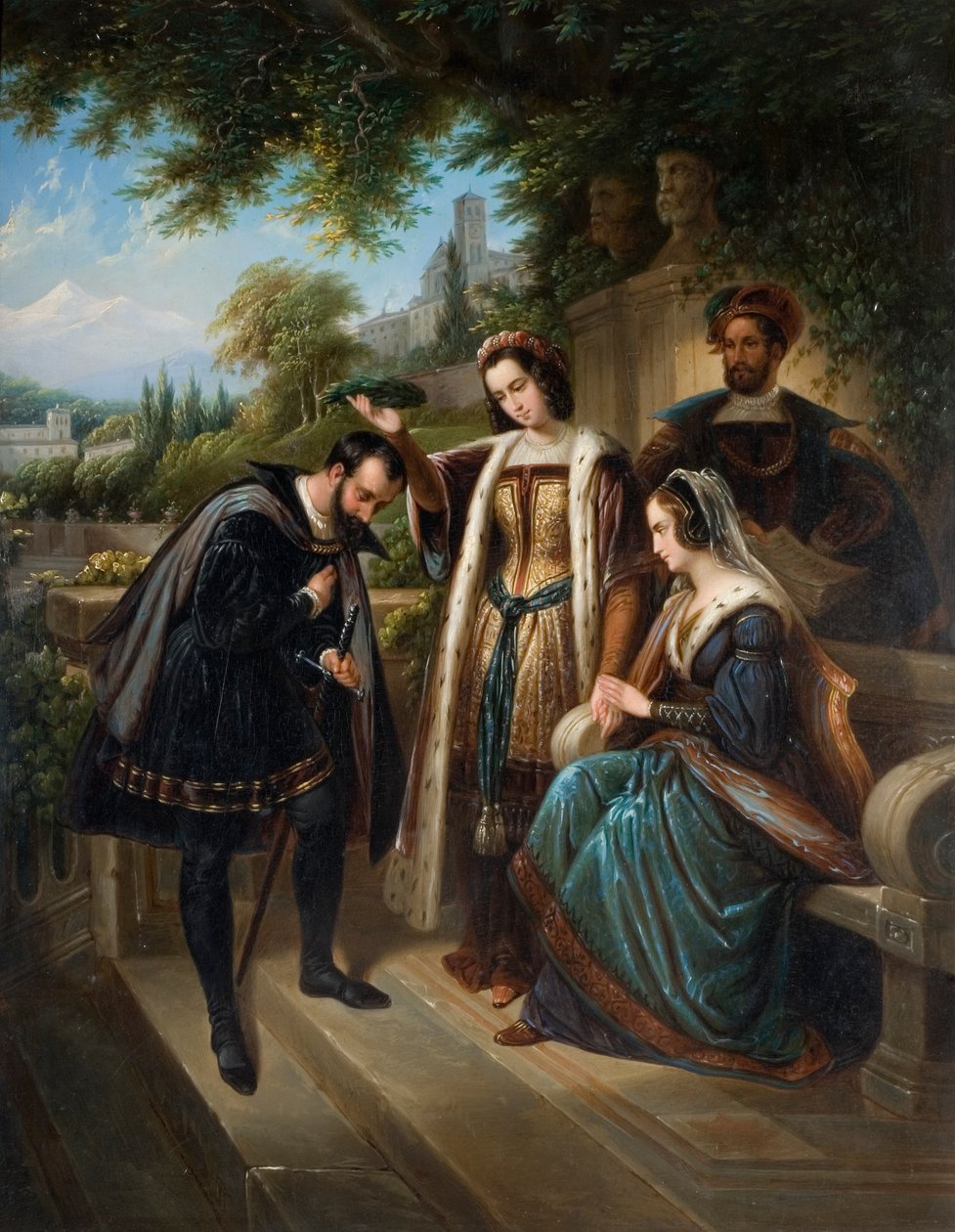 Dronning Isabella og Columbus av Henry Nelson O