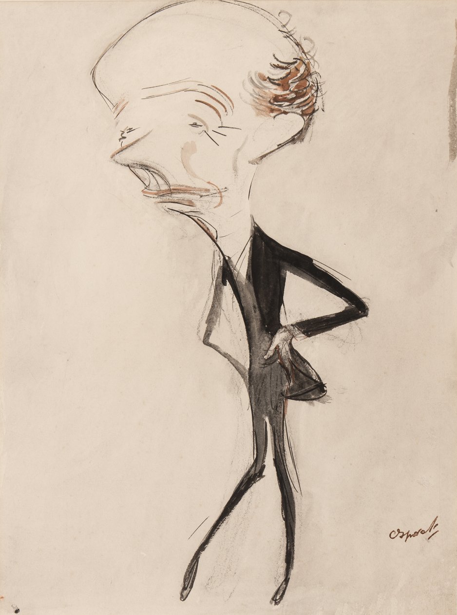 James Welch, ca. 1908 (penn, pensel, blekk og wc på papir) av Henry Ospovat