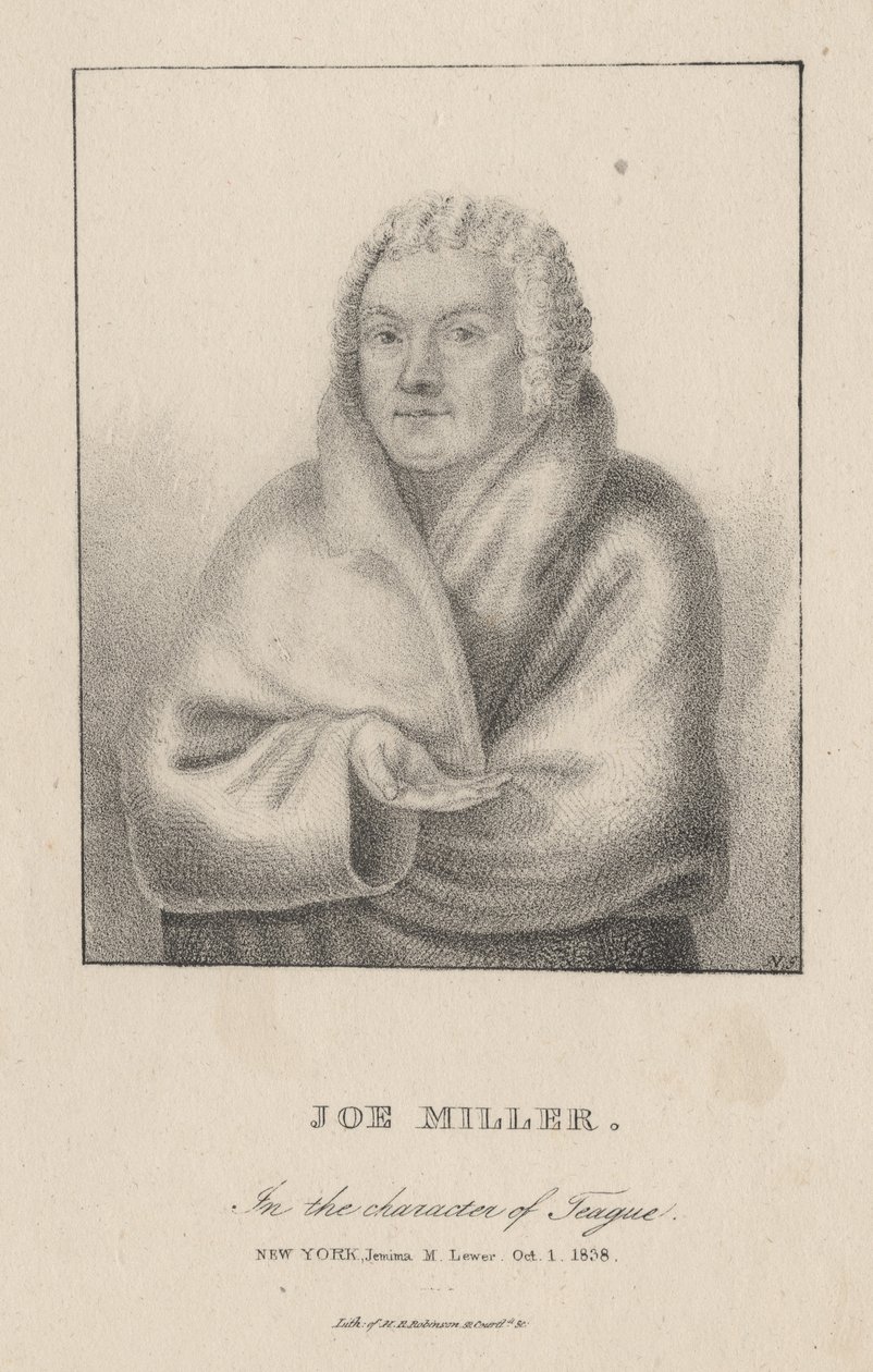 Joe Miller i Character of Teague, 1838 av Henry R. Robinson