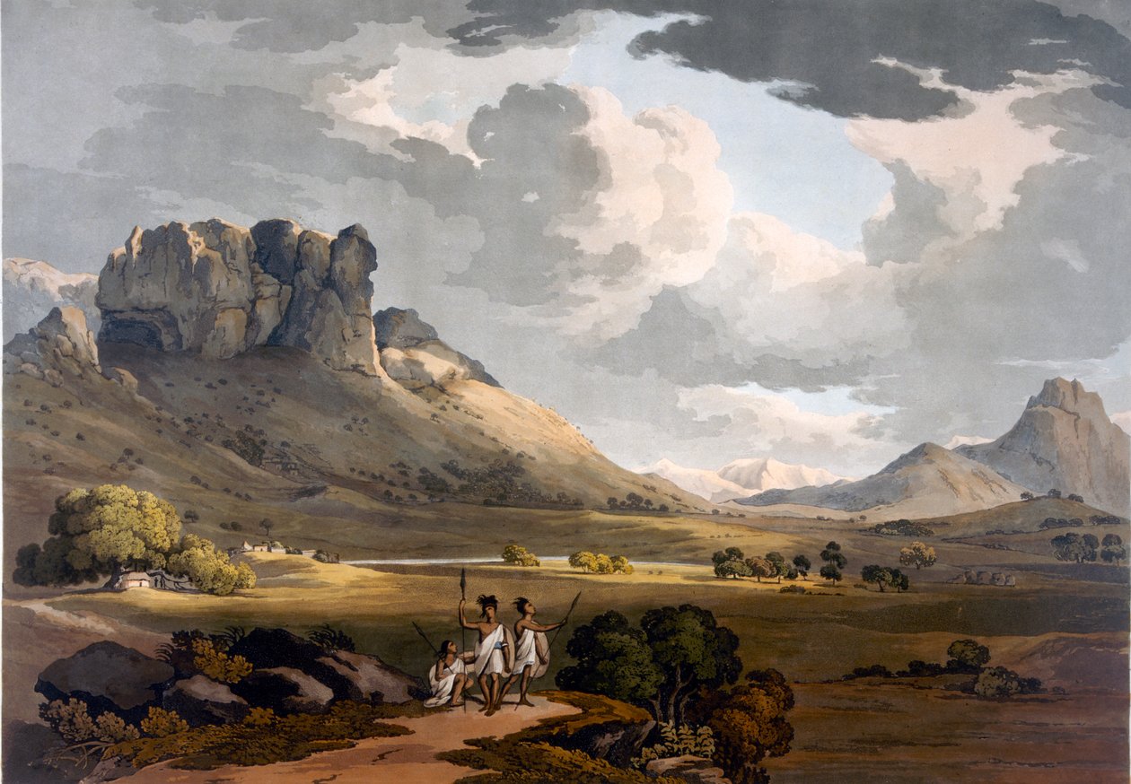 The Vale of Calaat, Etiopia, ca. 1800 av Henry Salt