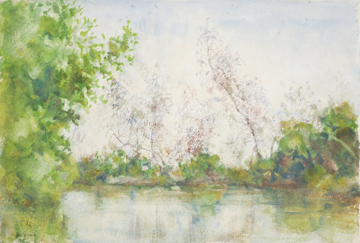 Mangrove-sump, 1924 av Henry Scott Tuke