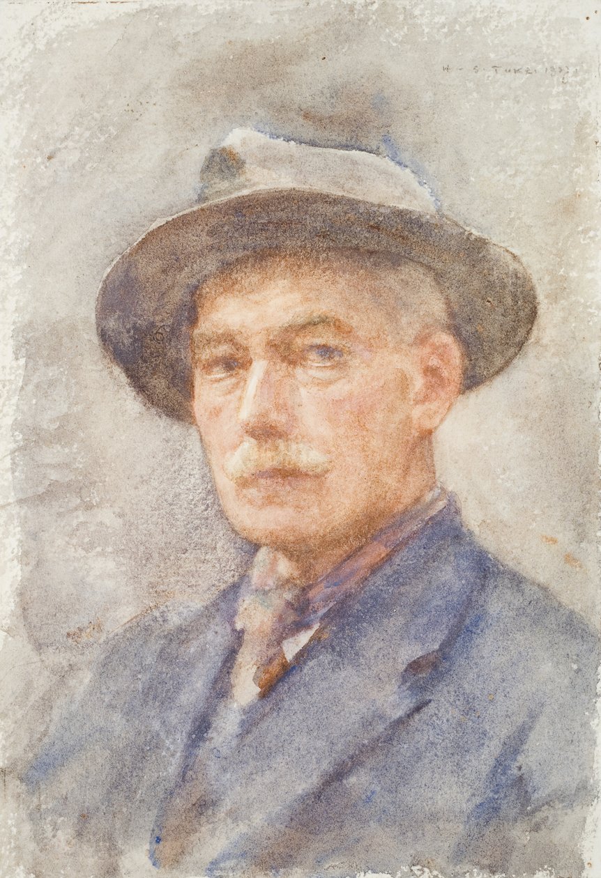 Selvportrett, 1927 av Henry Scott Tuke