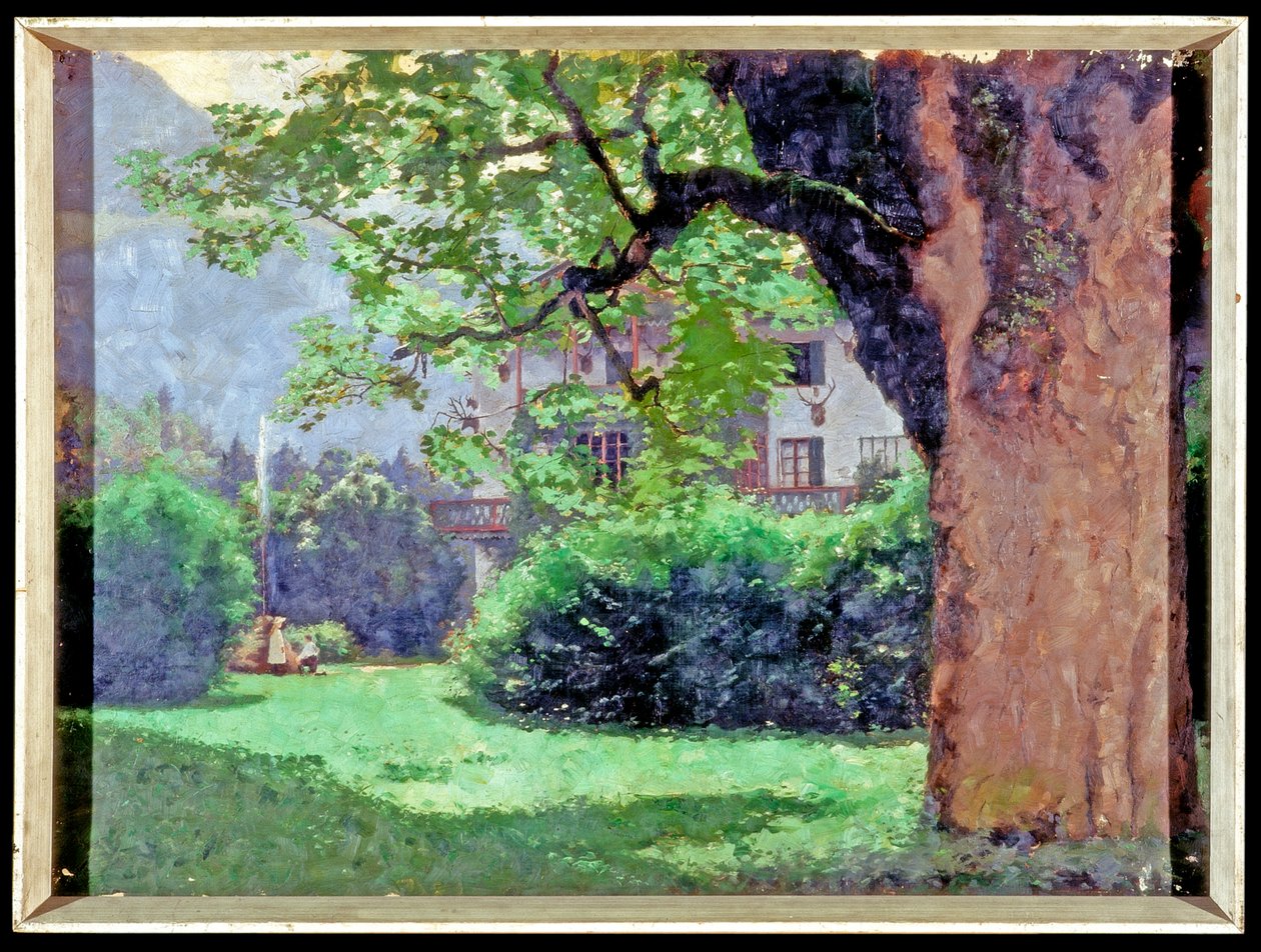 Hagescene av Henry Straker