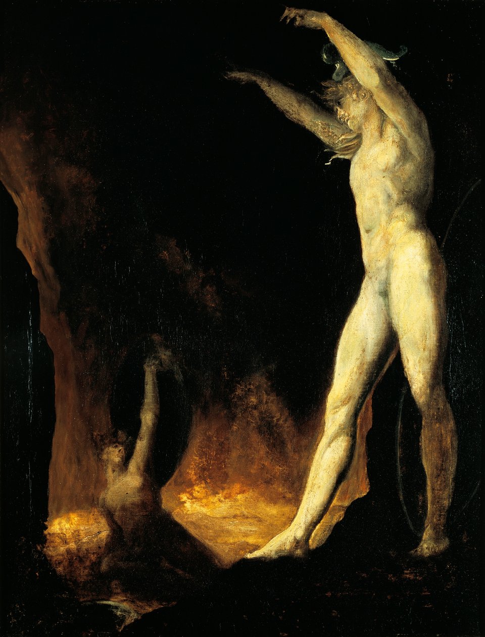 Satan kaller til Beelsebub av Johann Heinrich Füssli