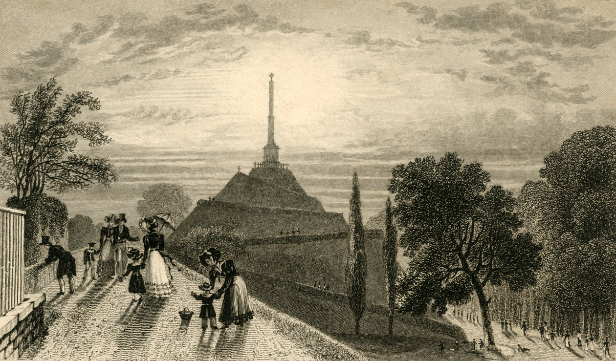 Danejohn Hill, c1829. av Henry Adlard