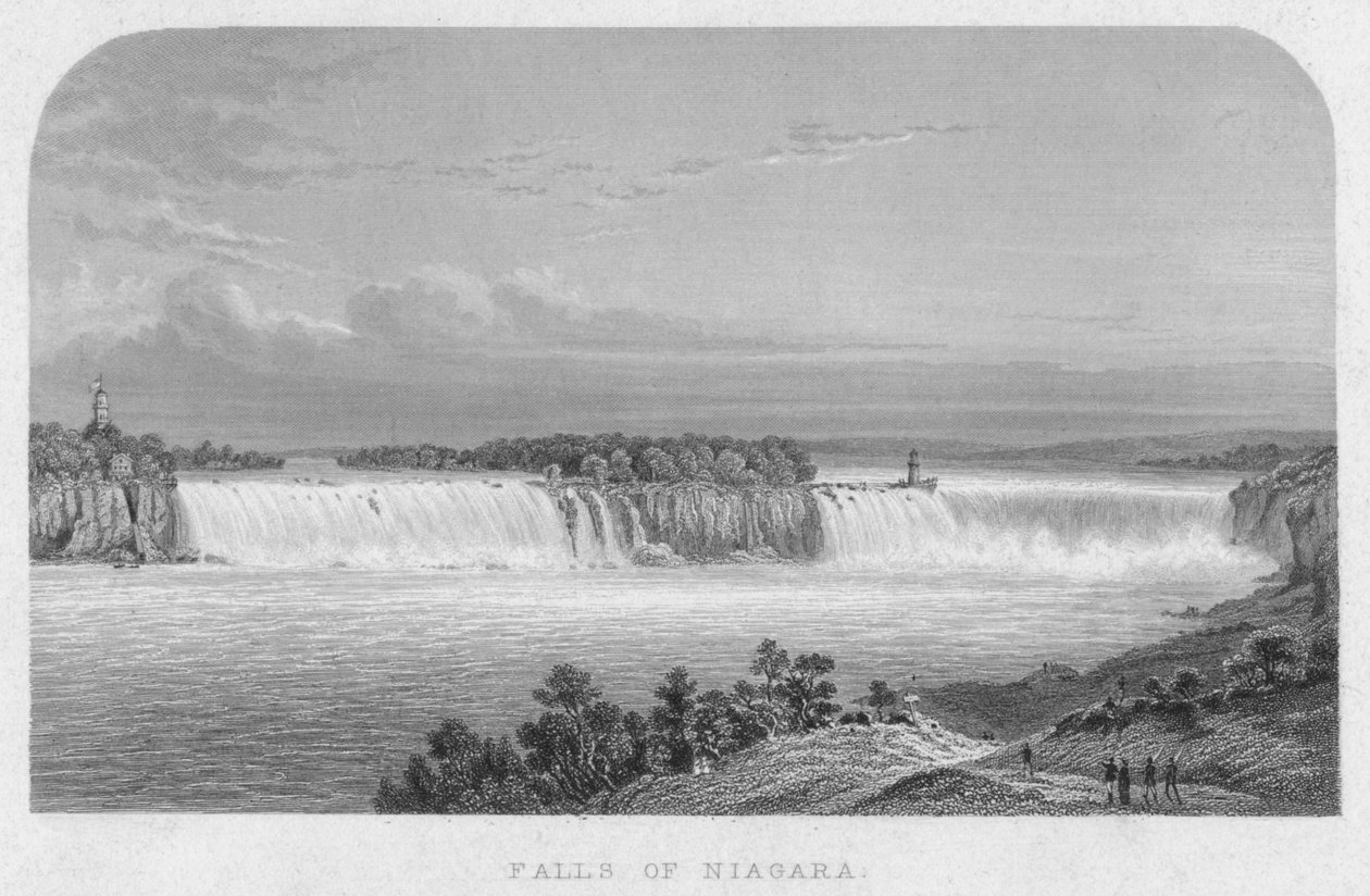 Falls of Niagara, midten av 1800-tallet. av Henry Adlard