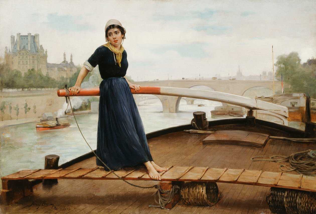 Langs Seinen, 1879 av Henry Bacon