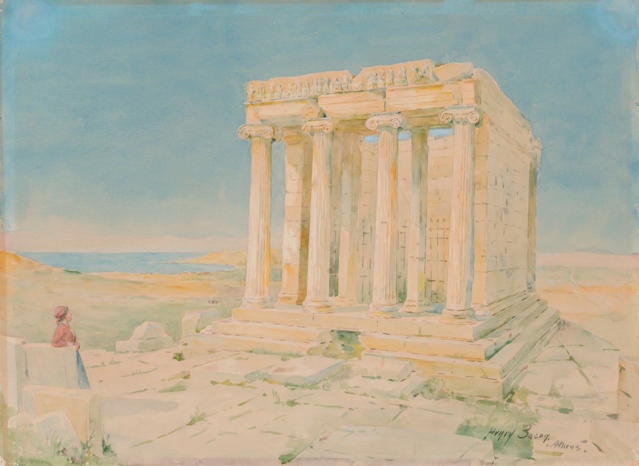 Temple of Nike Apteros, n.d. av Henry Bacon