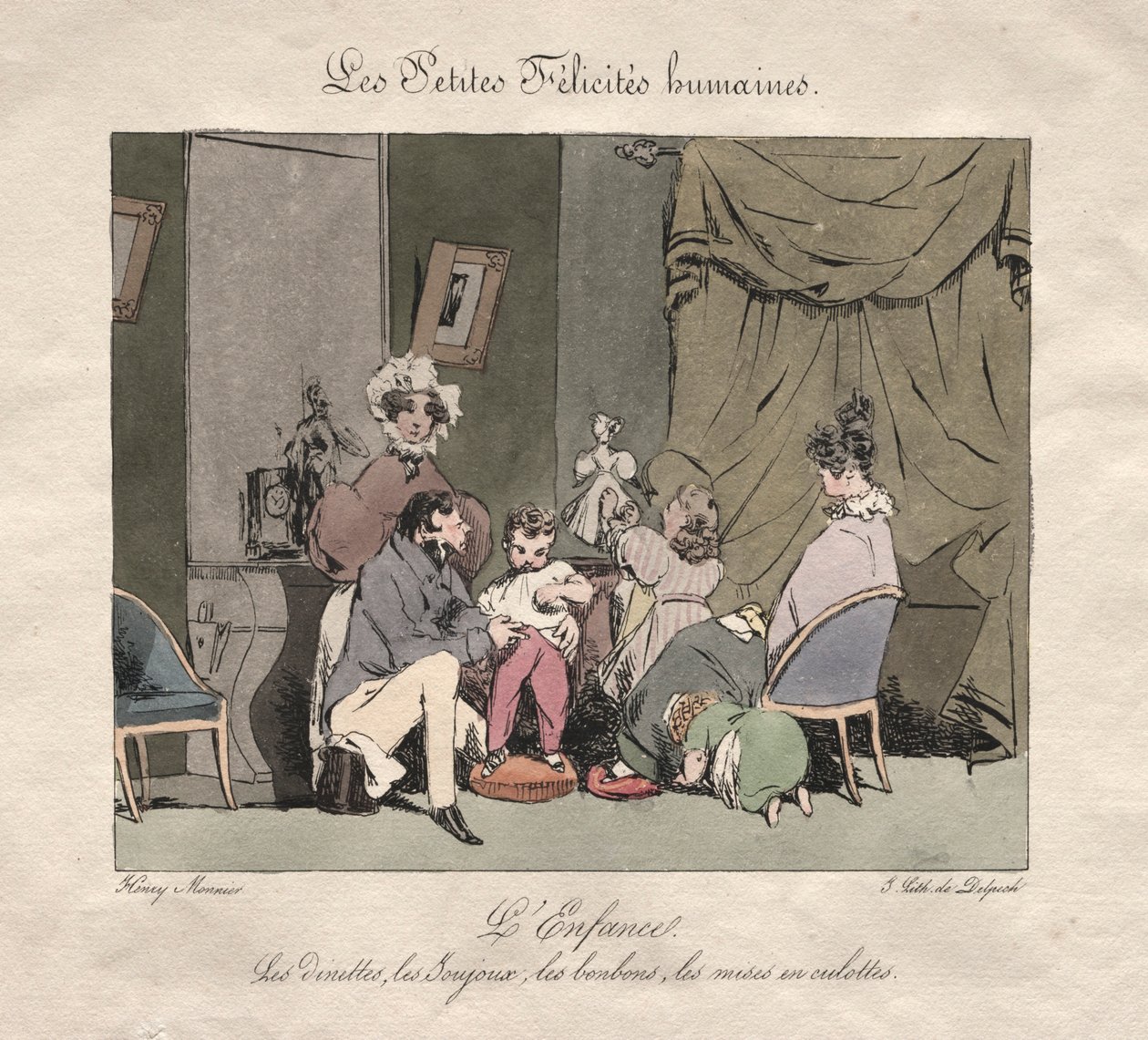Little Human Felicities: Childhood. av Henry Bonaventure Monnier