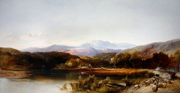 I Nord-Wales (olje på lerret) av Henry Bright