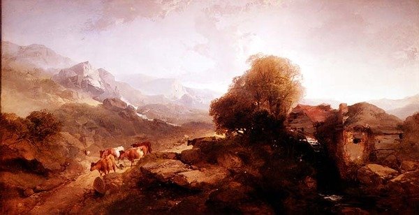 Walisisk landskap av Henry Bright