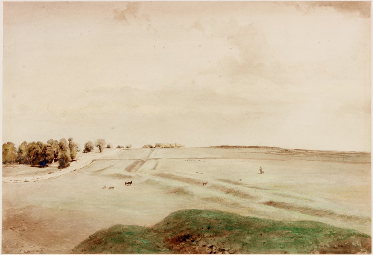 Down Hill, Northumberland (kroppsfarge) av Henry Burdon Richardson