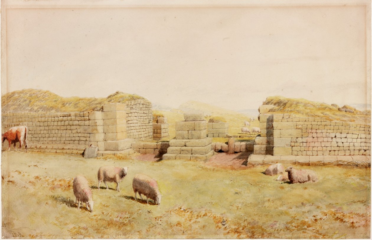 The West Gate at Housesteads (kroppsfarge) av Henry Burdon Richardson