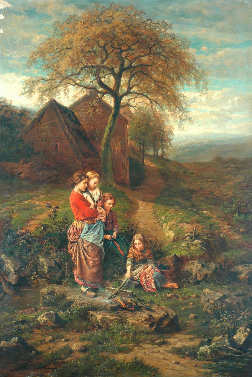 Høst i Ardennene, 1857 av Henry Campotosto