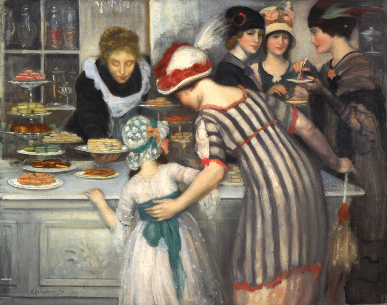 I konditoriet, 1911. av Henry Caro Delvaille