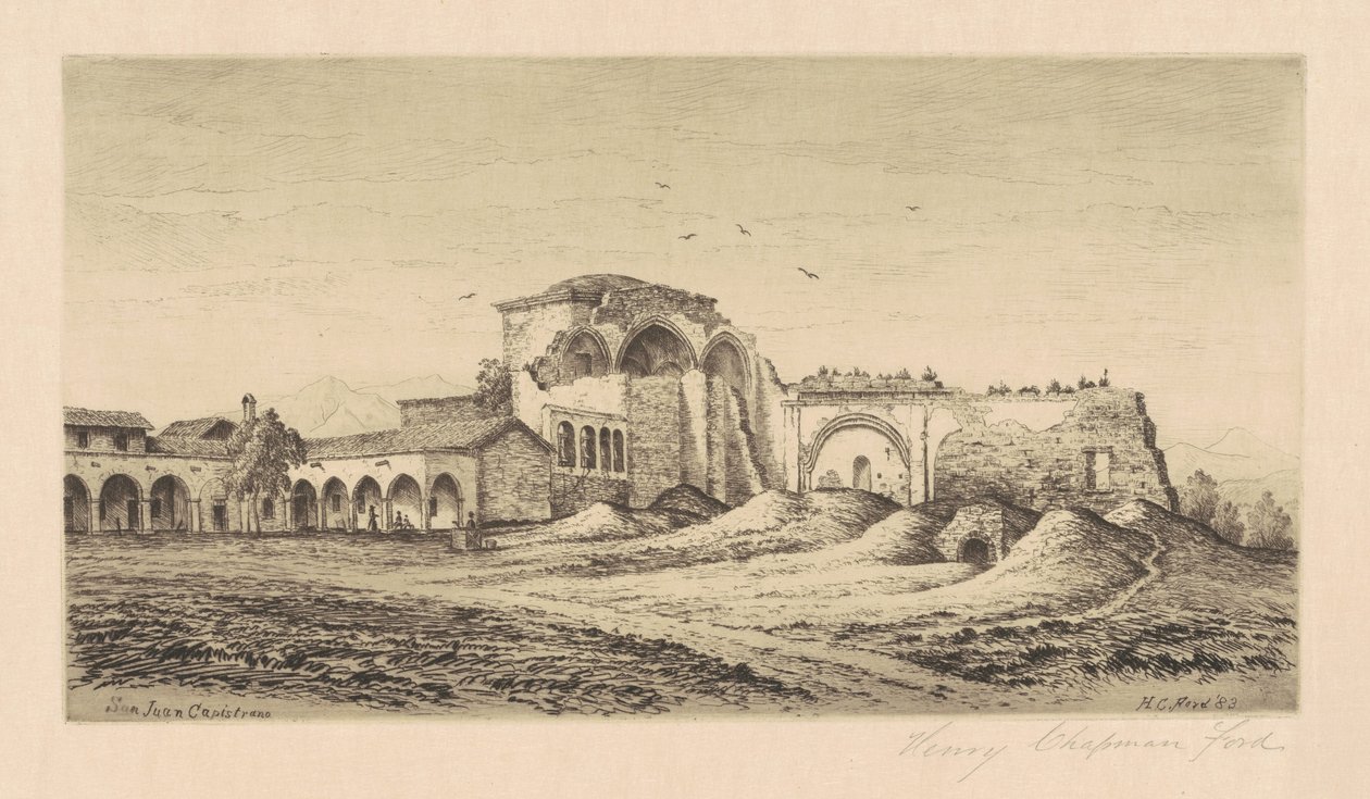 St. John Capistrano misjon, av Henry Chapman Ford