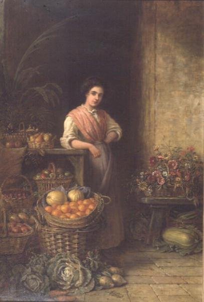 En ung fruktselger av Henry Charles Bryant