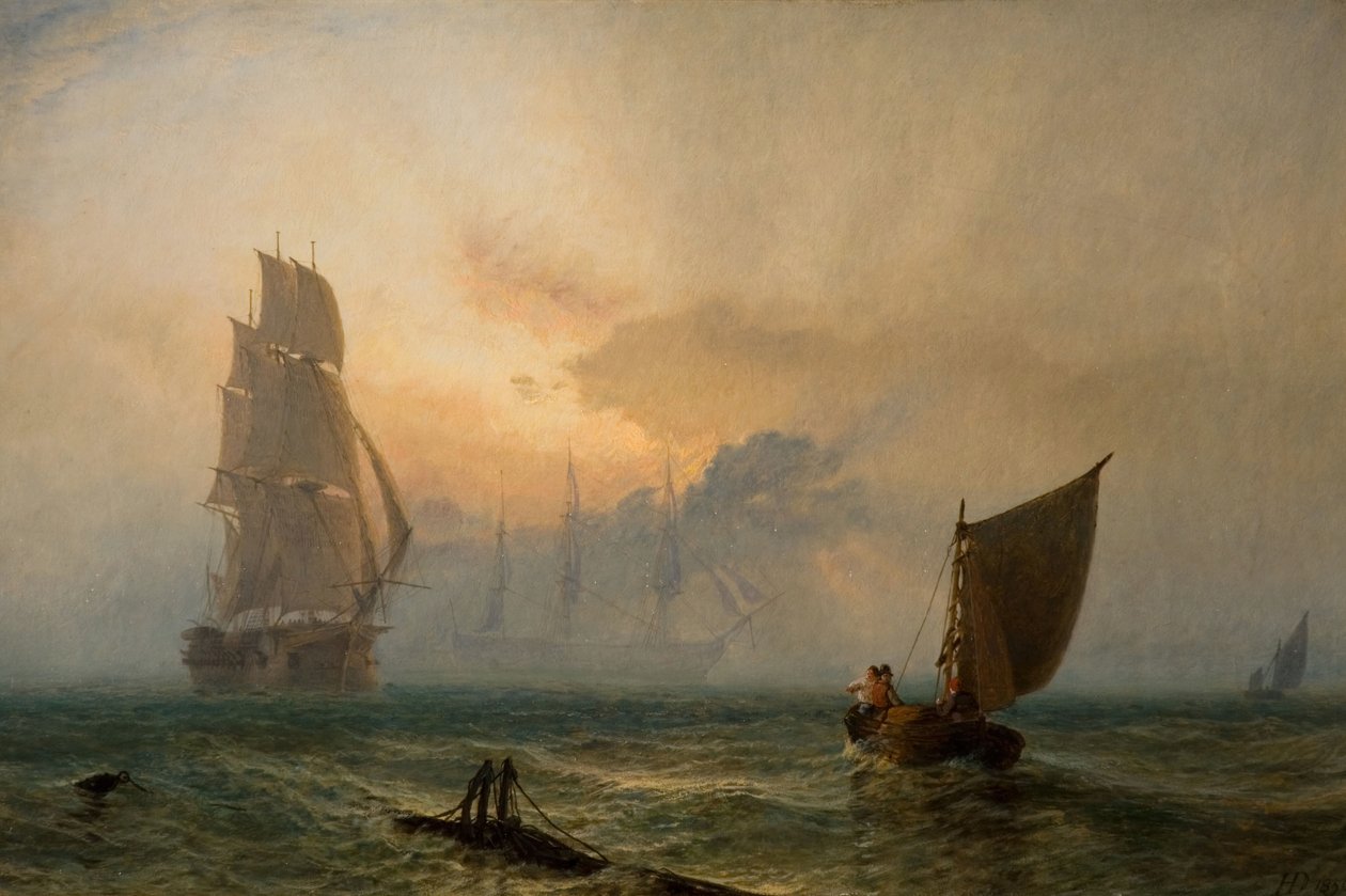 The Wooden Walls of England, 1856. av Henry Dawson