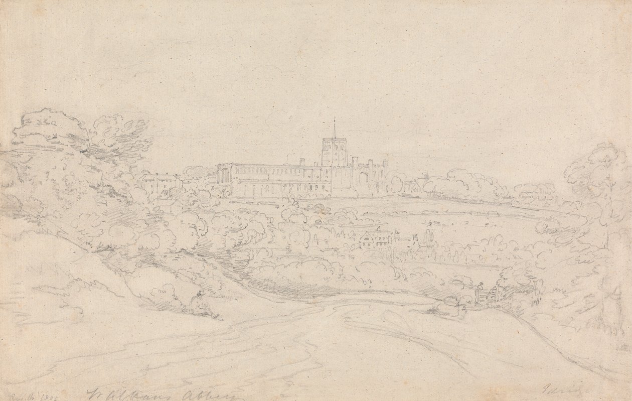 St. Albans kloster av Henry Edridge