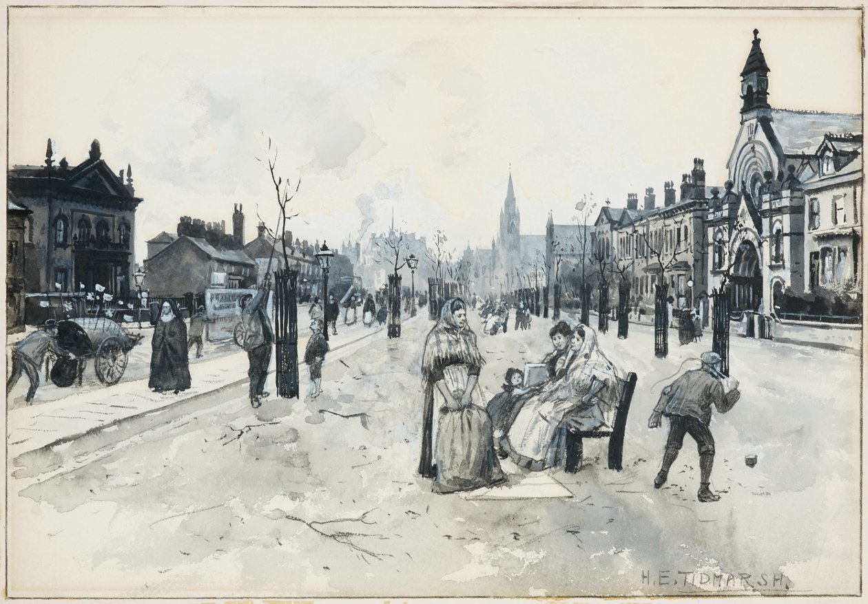 Broad Street, Pendleton av Henry Edward Tidmarsh