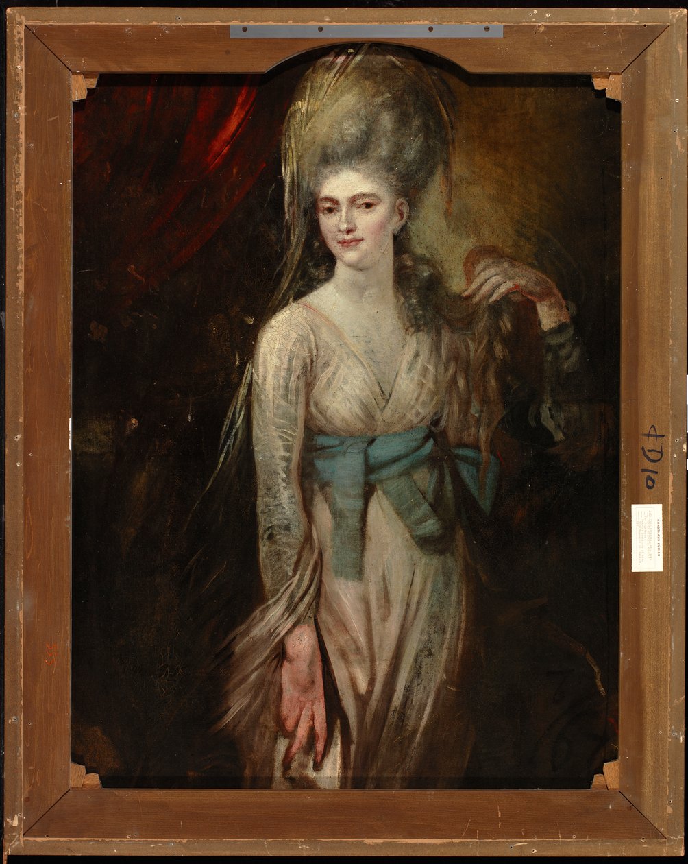 Portrett av en dame av Johann Heinrich Füssli