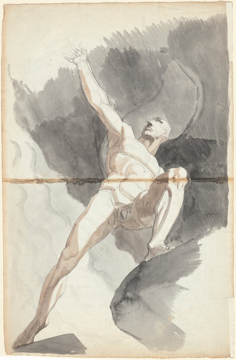 Satan som trosser himmelens krefter av Johann Heinrich Füssli
