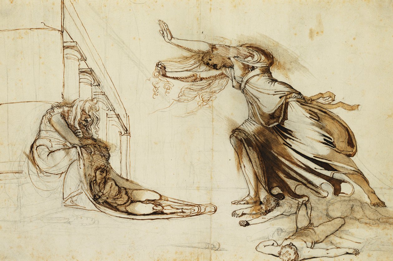 Massakren på de uskyldige, av Johann Heinrich Füssli