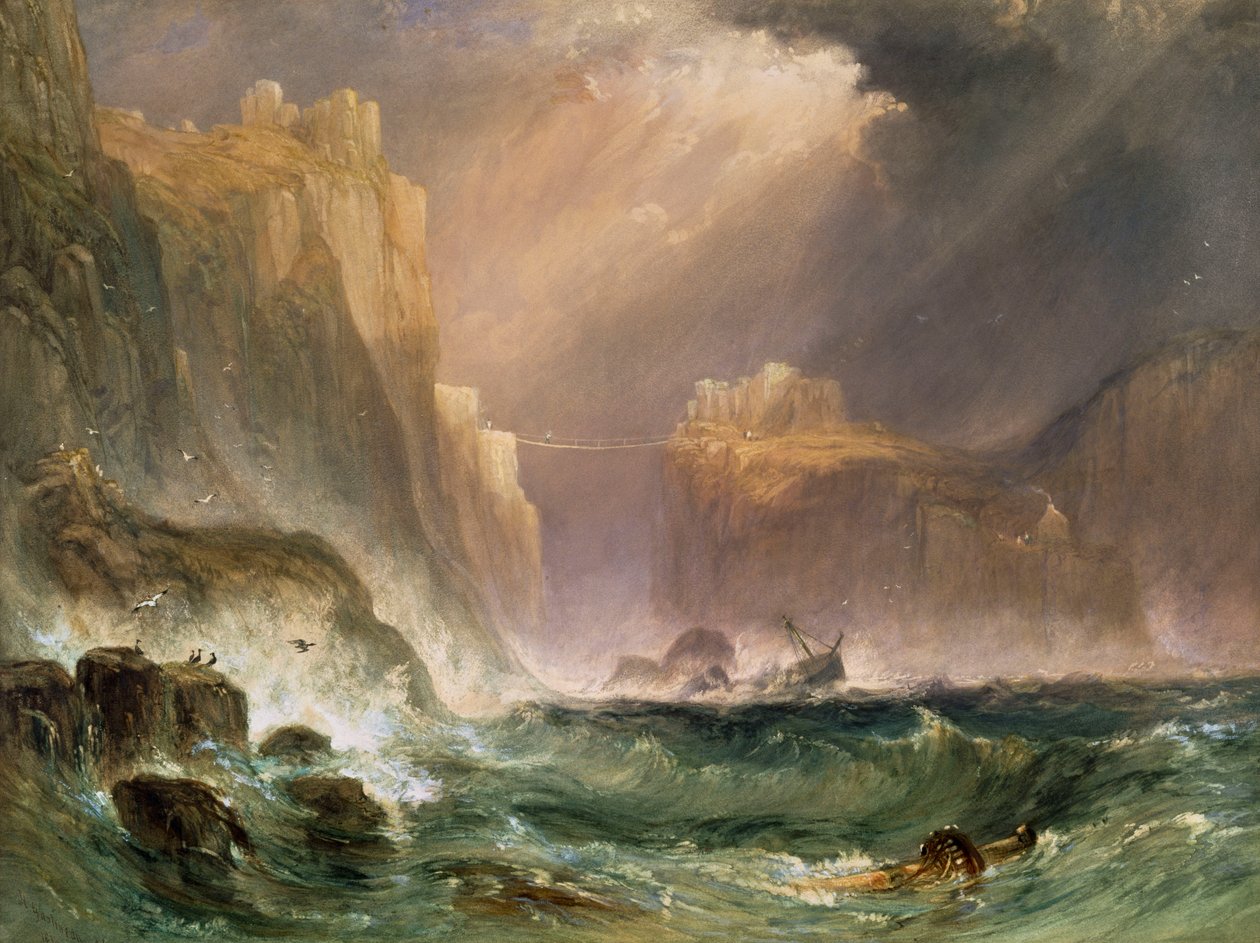 Carrick-y-Rede, Antrimkysten av Henry Gastineau