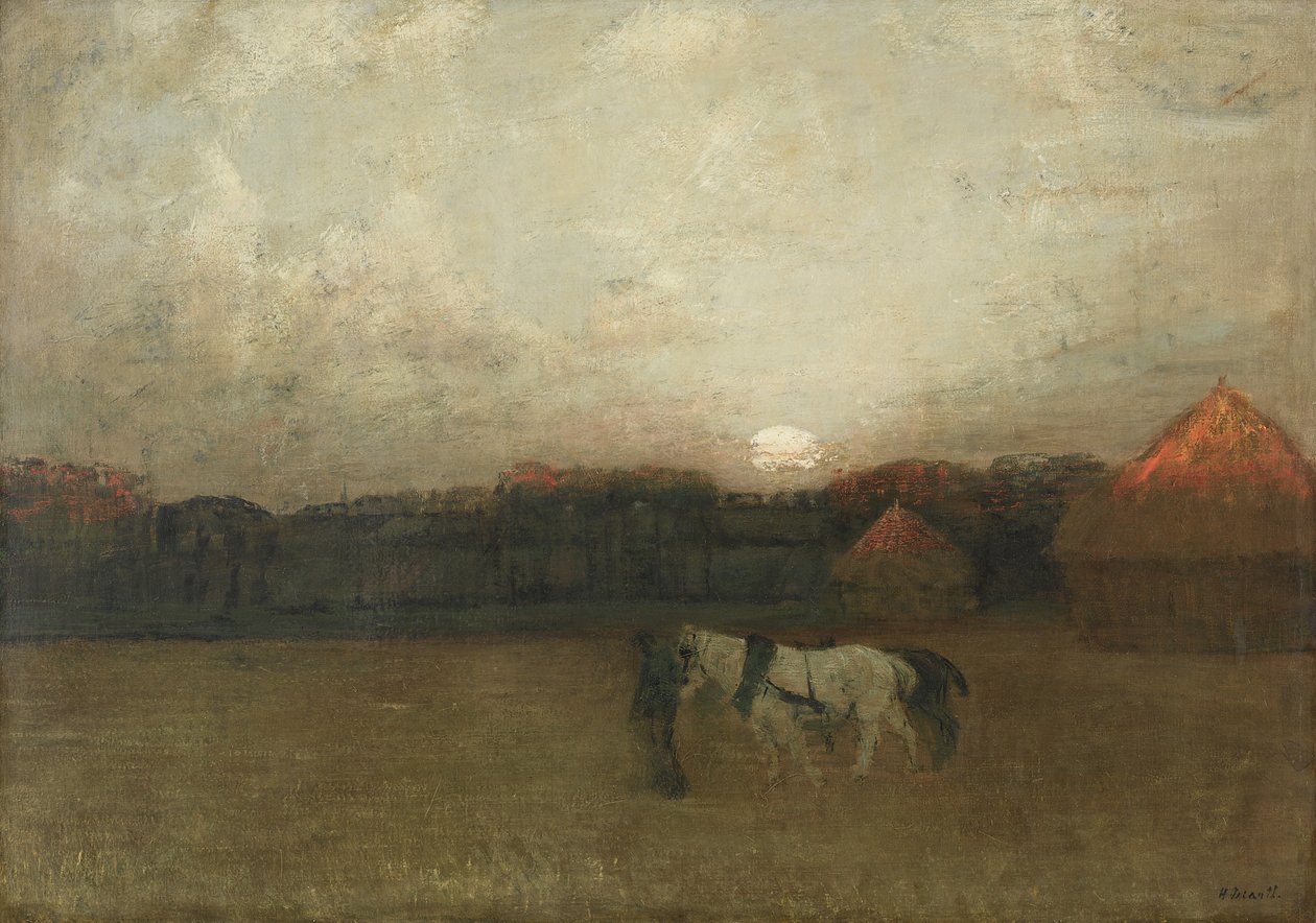 Stubbmarken, ca. 1909. av Henry Golden Dearth