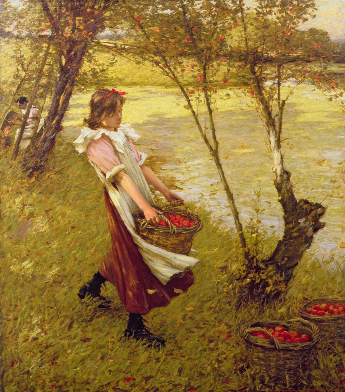 I Orchard, Haylands, Graffham av Henry Herbert La Thangue