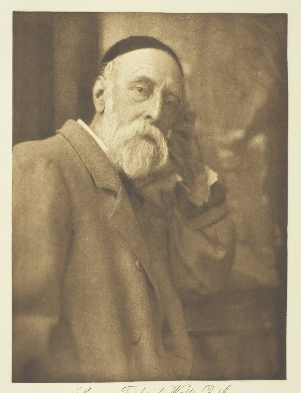 George Frederick Watts, R.A. av Henry Herschel Hay Cameron