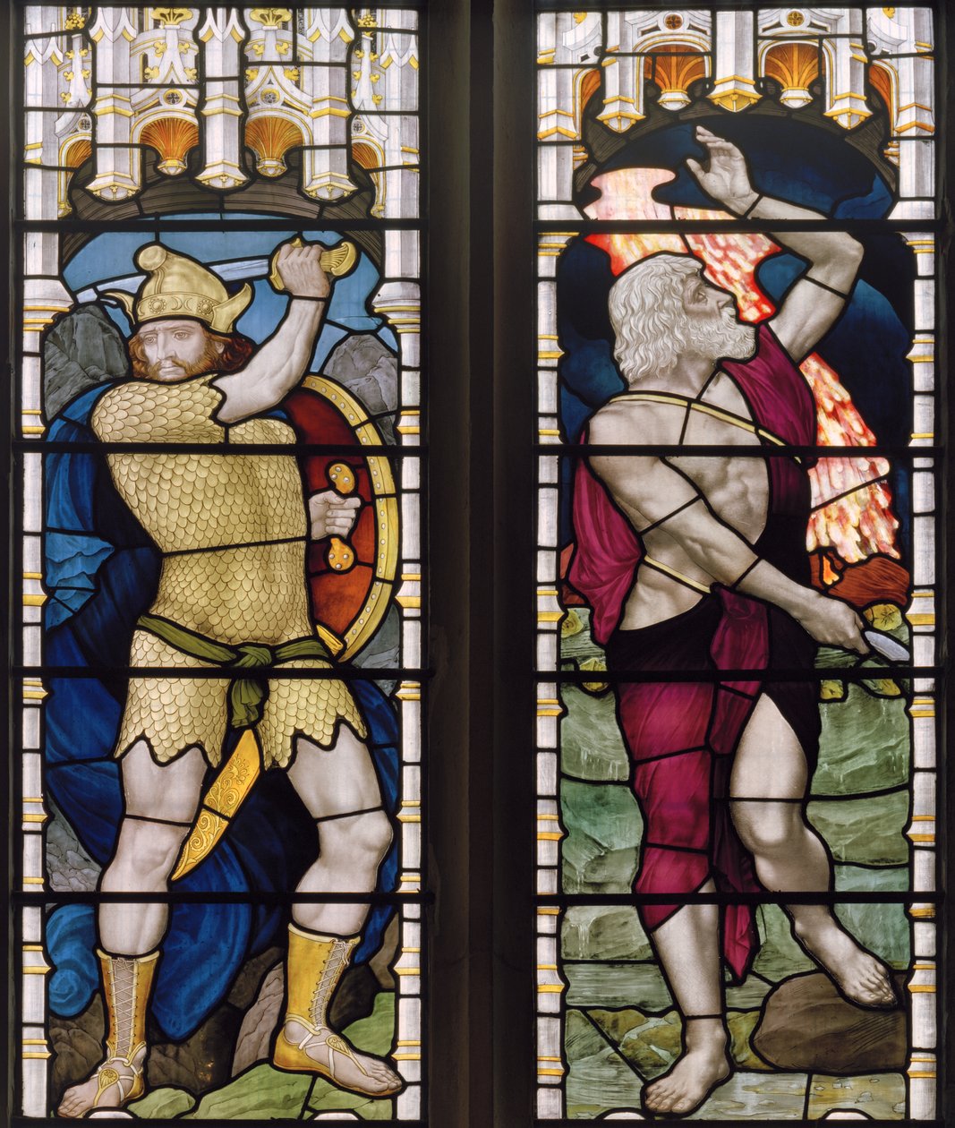 Joshua & Elijah, 1882 av Henry Holiday