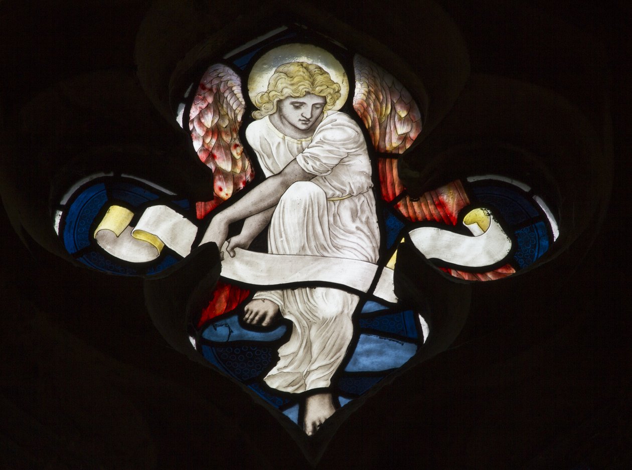 Quatrefoil Tracery, Angel, 1882 av Henry Holiday