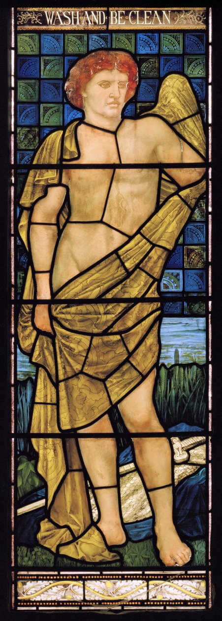 St John The Baptist, 1879 (farget glass) av Henry Holiday