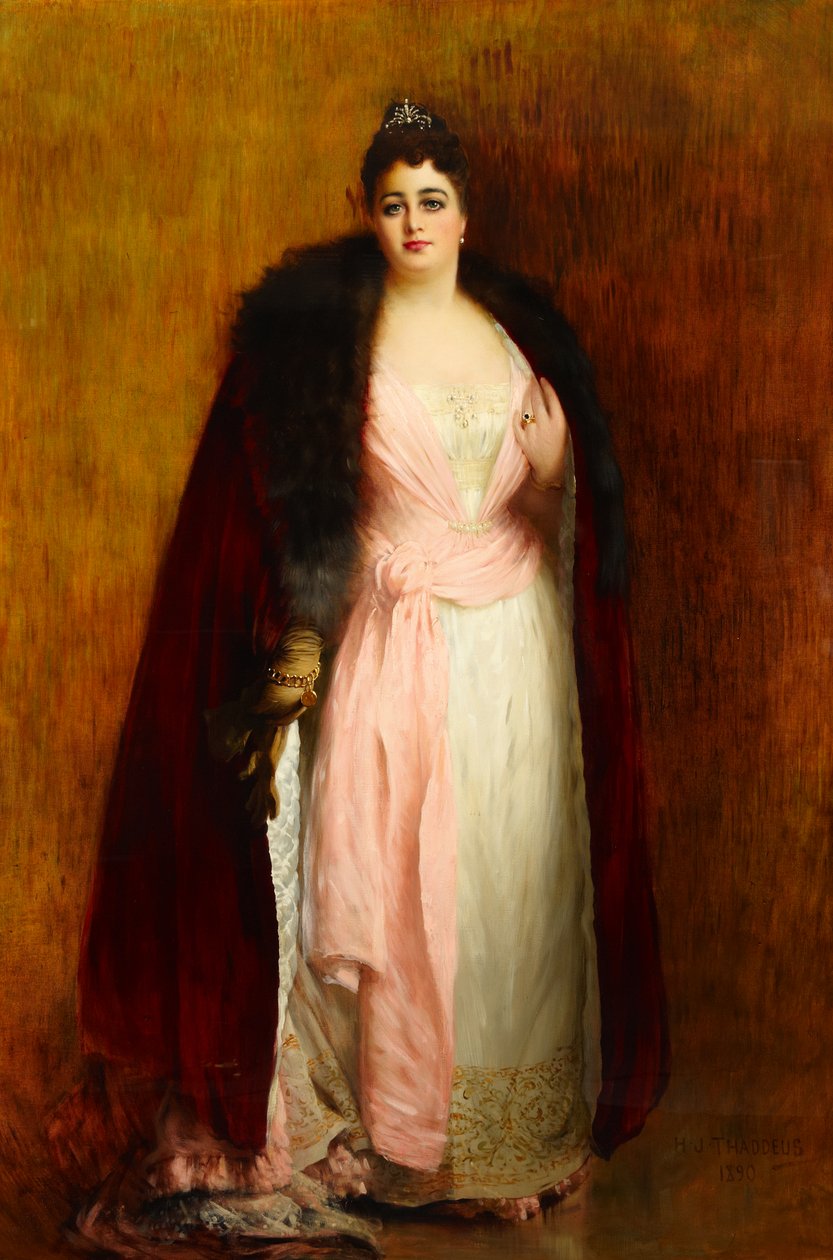 Fru Ada Lewis-Hill (1844–1906) av Henry Jones Thaddeus