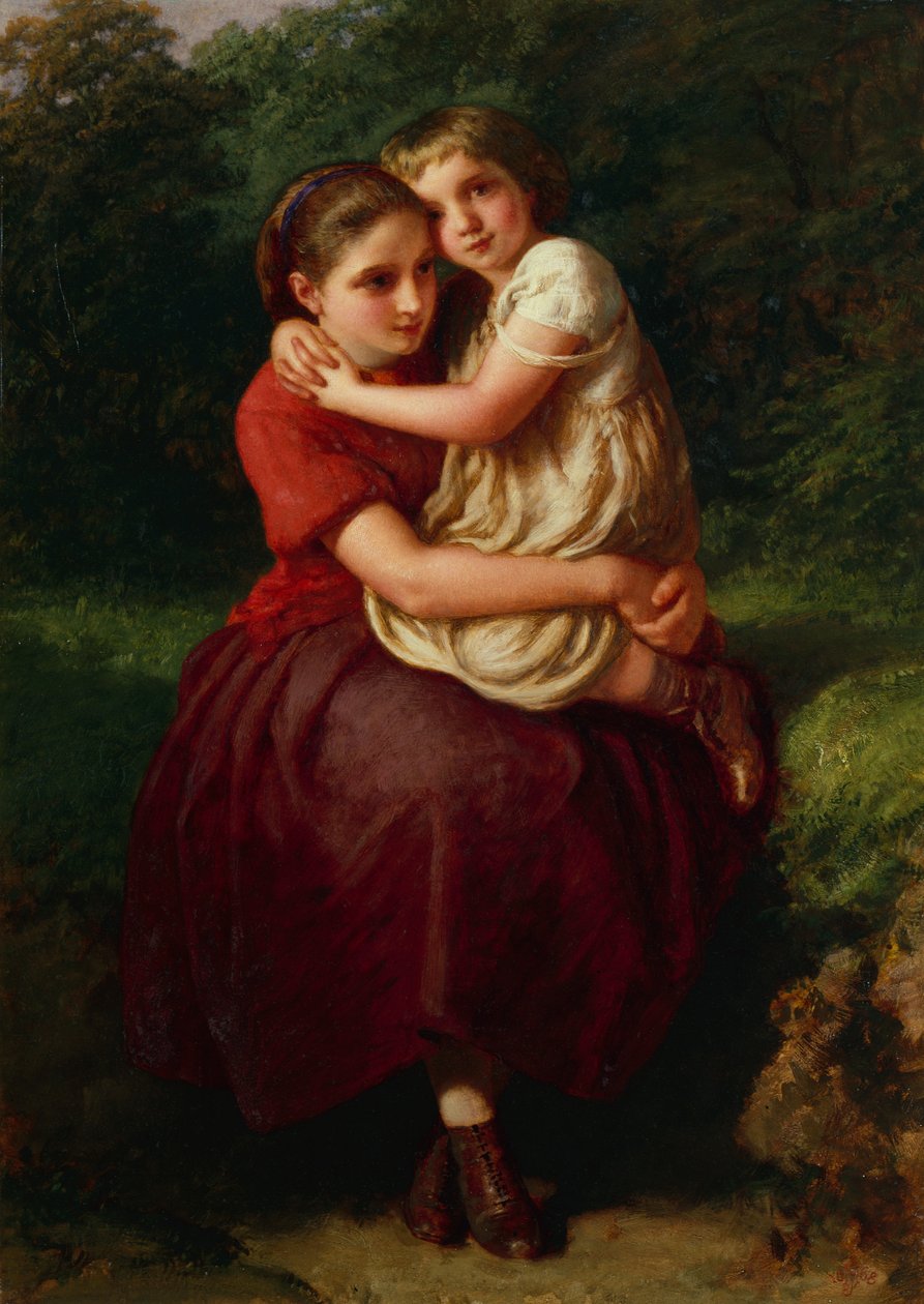 The Sisters (olje) av Henry Le Jeune