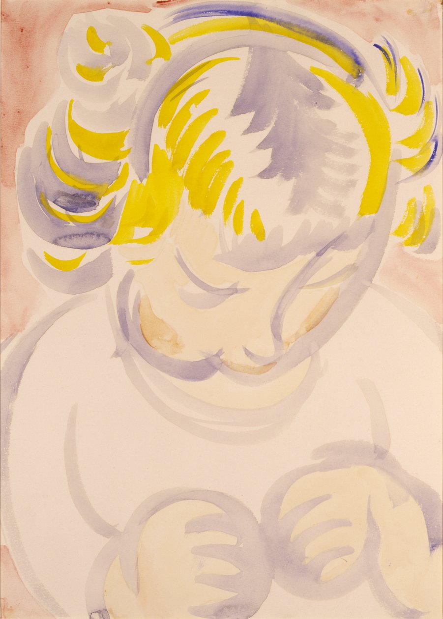 Kunstnerens datter, ca. 1916. av Henry Lyman Saÿen