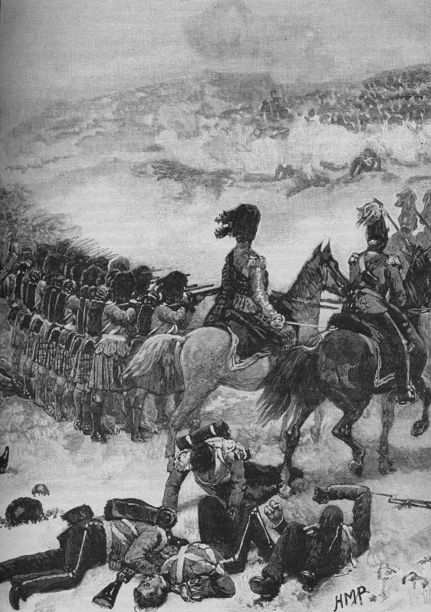 The Highlanders at the Alma, c1890 av Henry Marriott Paget