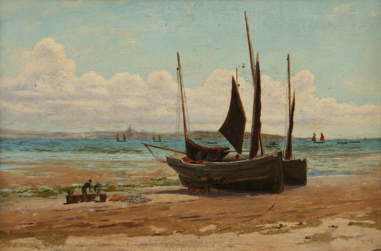 Fiskebåter i Mounts Bay av Henry Martin