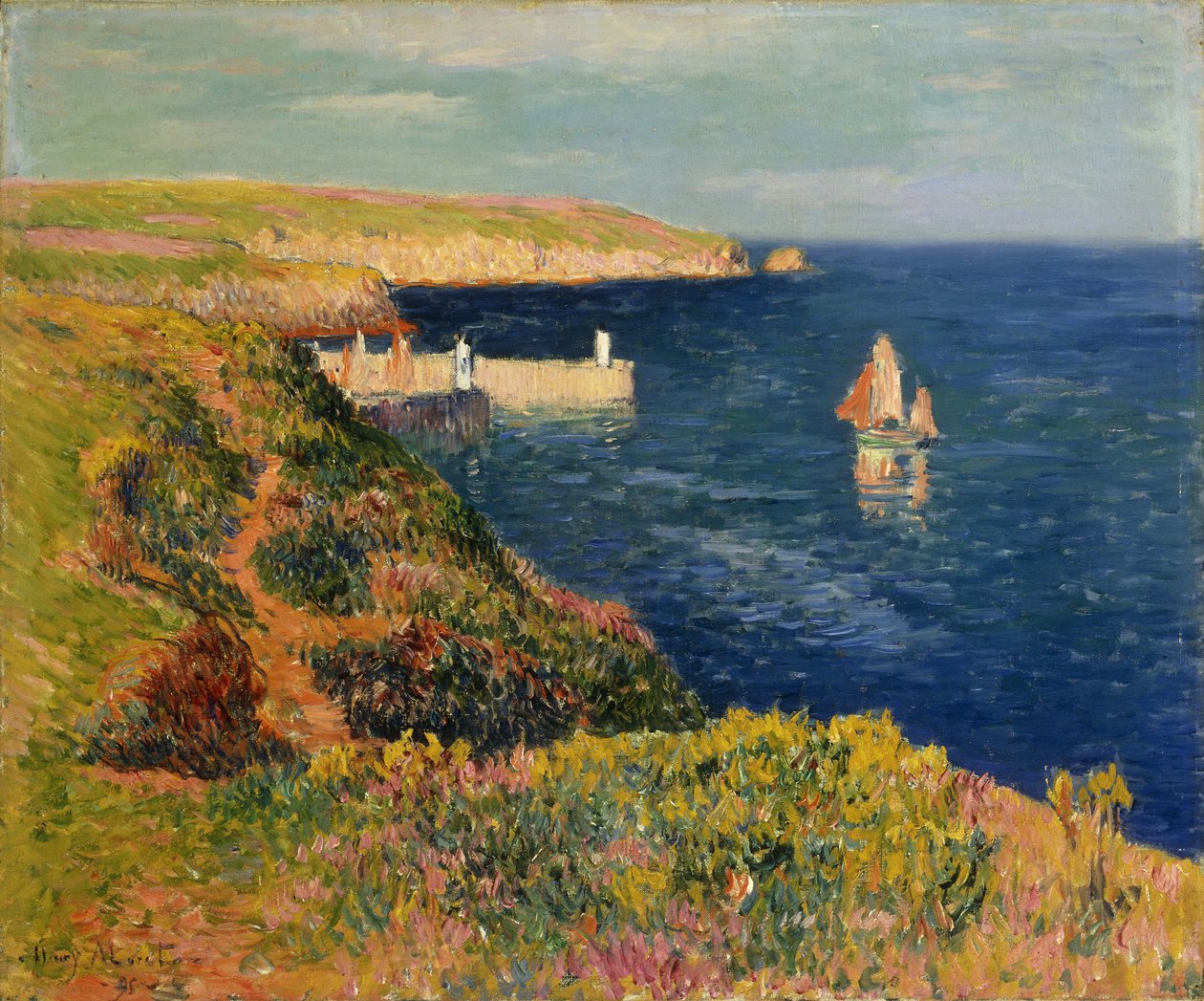 Port-Eudy, Ile-de-Groix, av Henry Moret