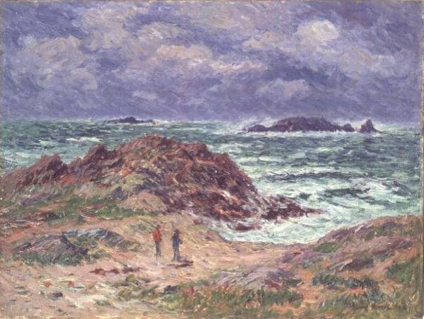 Treskere i Bretagne av Henry Moret
