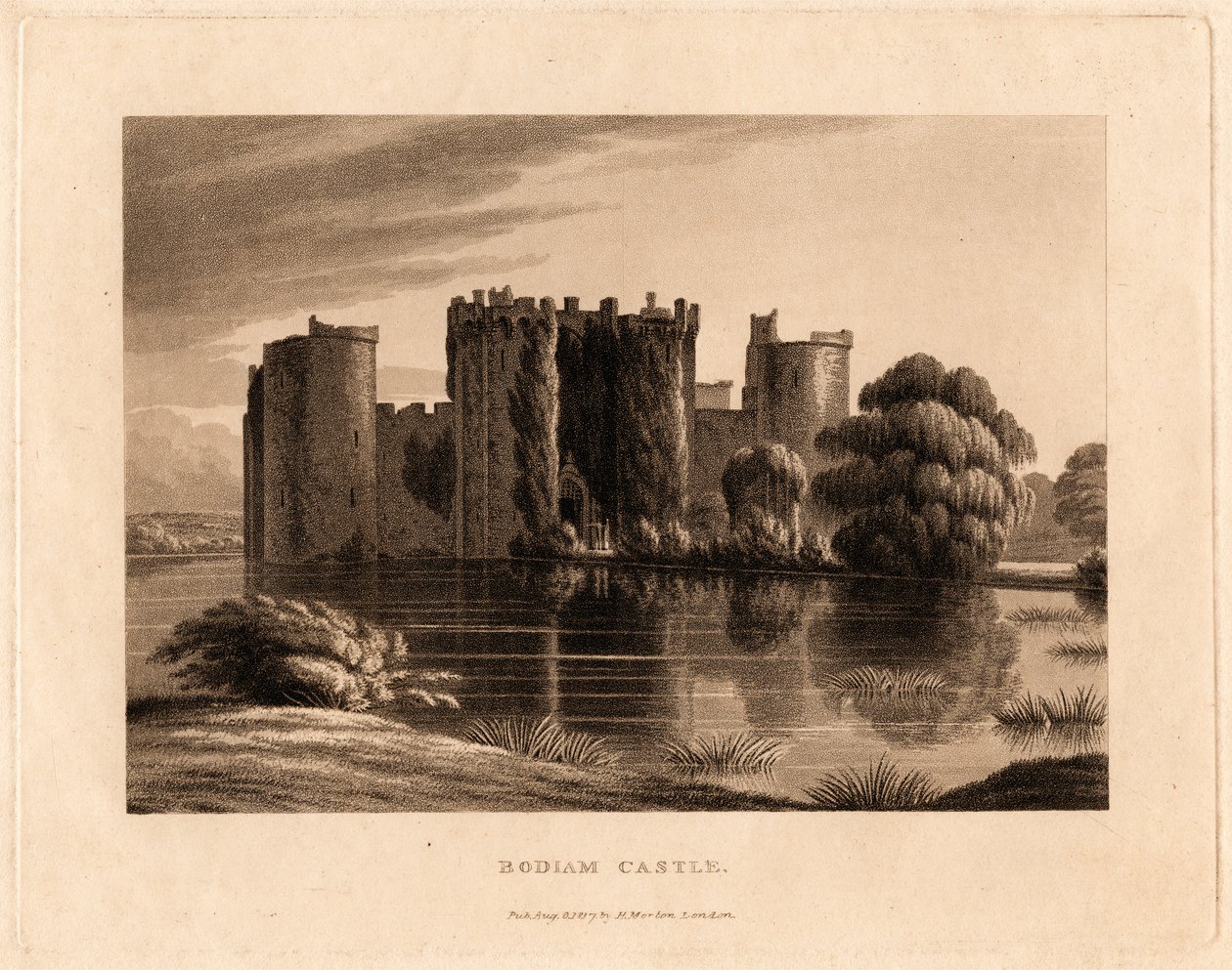 Bodiam slott av Henry Morton