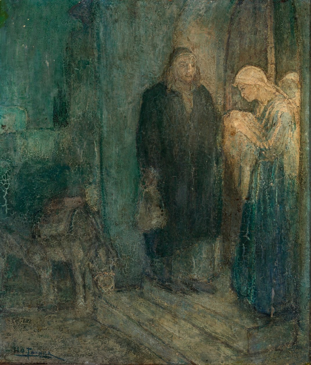 Avreise til Egypt på vertshuset. av Henry Ossawa Tanner