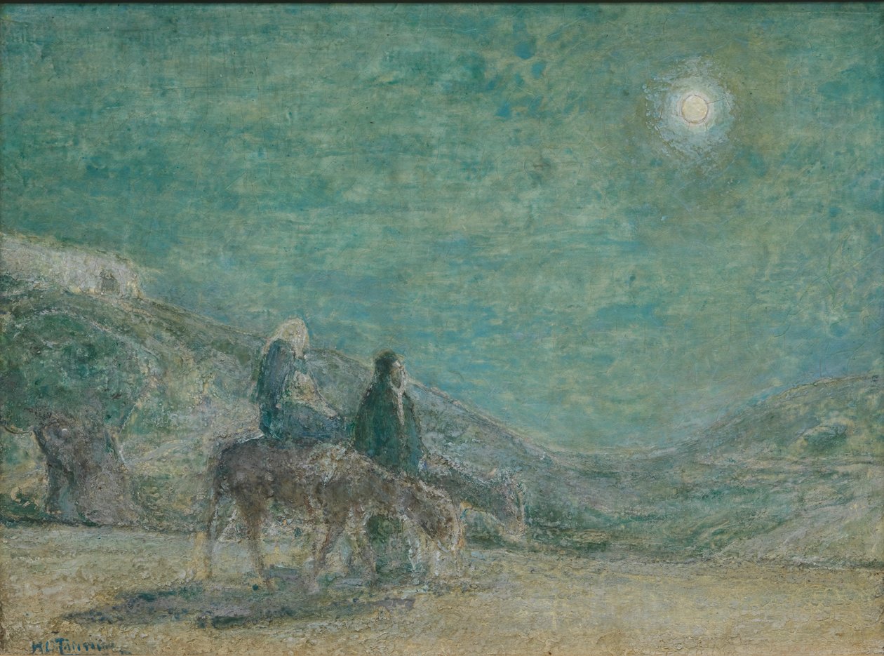 Fly til Egypt, ca. 1916. av Henry Ossawa Tanner
